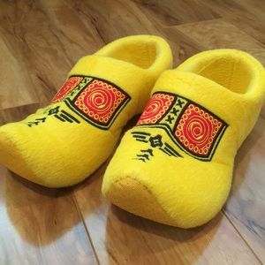 FUN!  Dutch Wooden Shoe Slippers